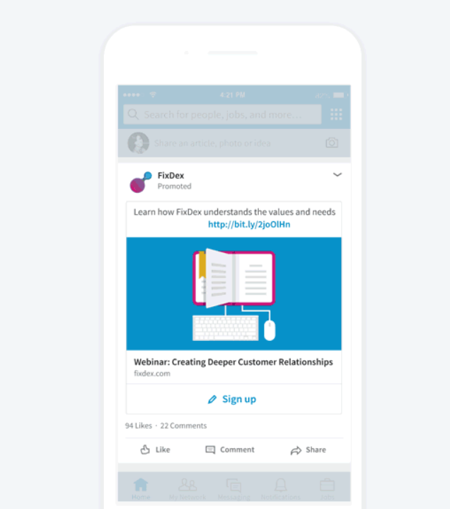 LinkedIn 名單型廣告